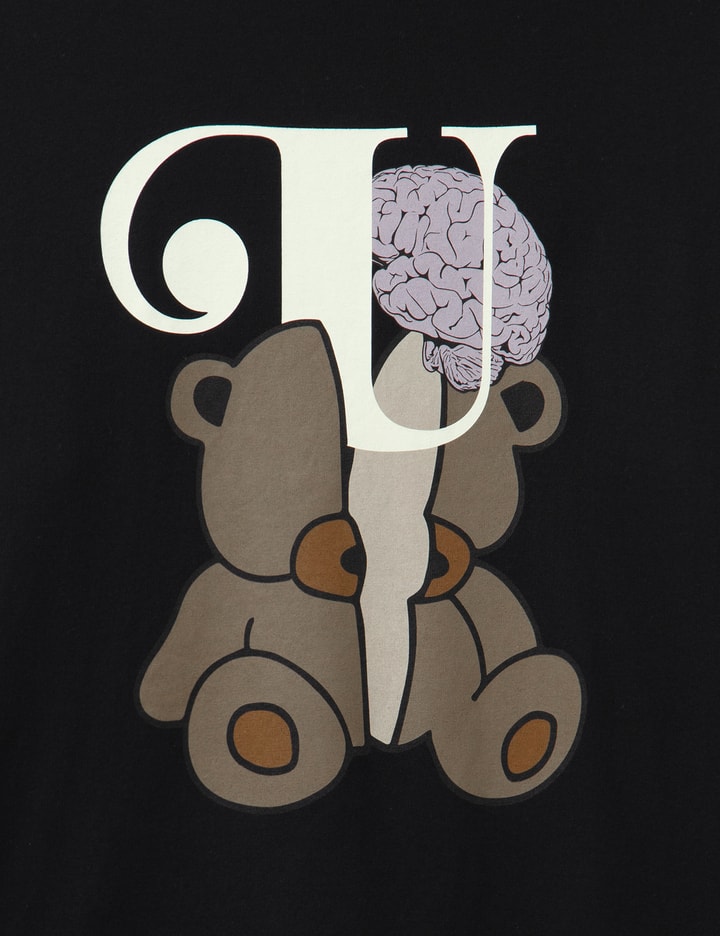 UC1E3801Halved Bear U Short Sleeve T-shirt Placeholder Image