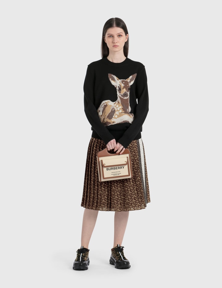 Deer Intarsia Wool Sweater Placeholder Image
