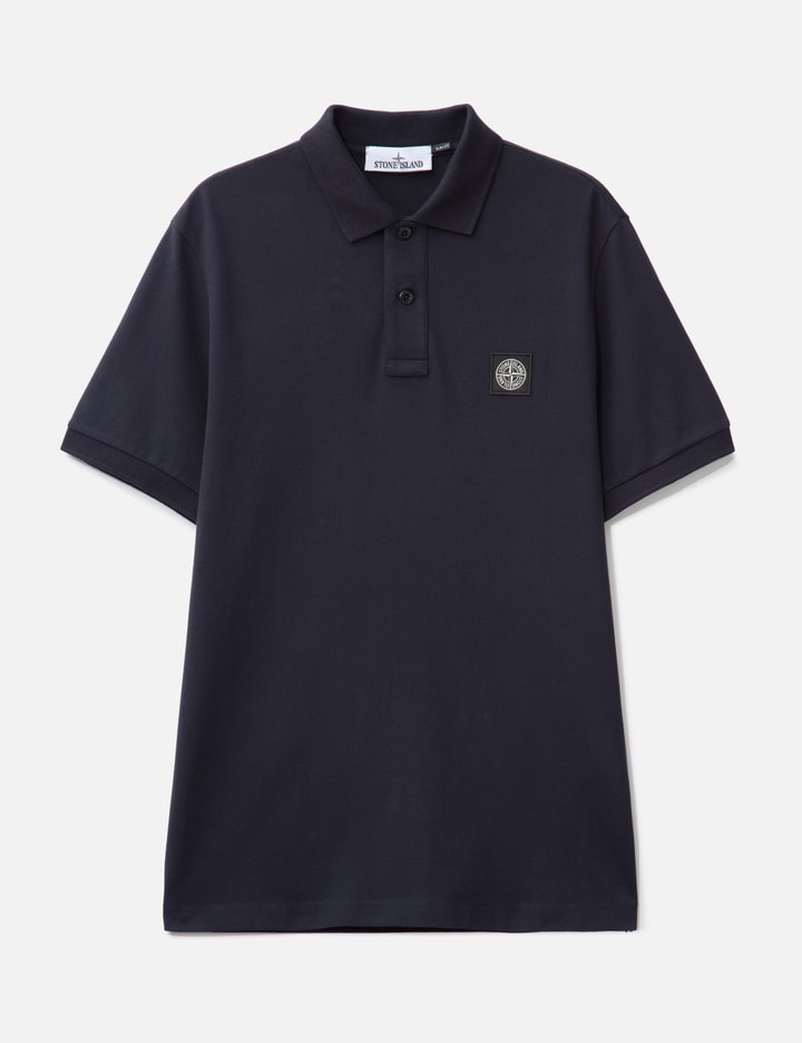 Short-sleeve Polo Shirt With Compass Patch Placeholder Image