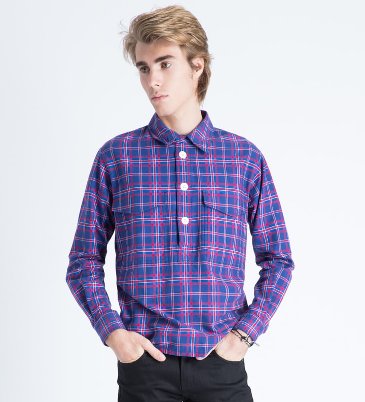 Red Check Pullover Shirt Placeholder Image