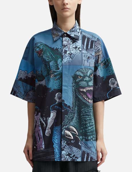 DHRUV KAPOOR Godzilla X Dhruv Kapoor Kimono Shirt