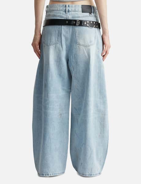 Layered Sparkle Denim Pants view 12