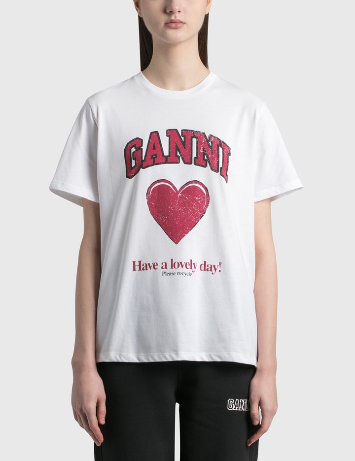 Heart Basic Cotton Jersey T-Shirt Placeholder Image