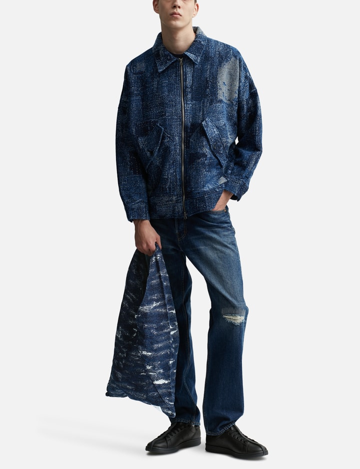 JACQUARD DENIM AZUMA BAG Placeholder Image