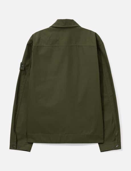 Ghost Cotton Canvas Zip-Up Shirt view 8