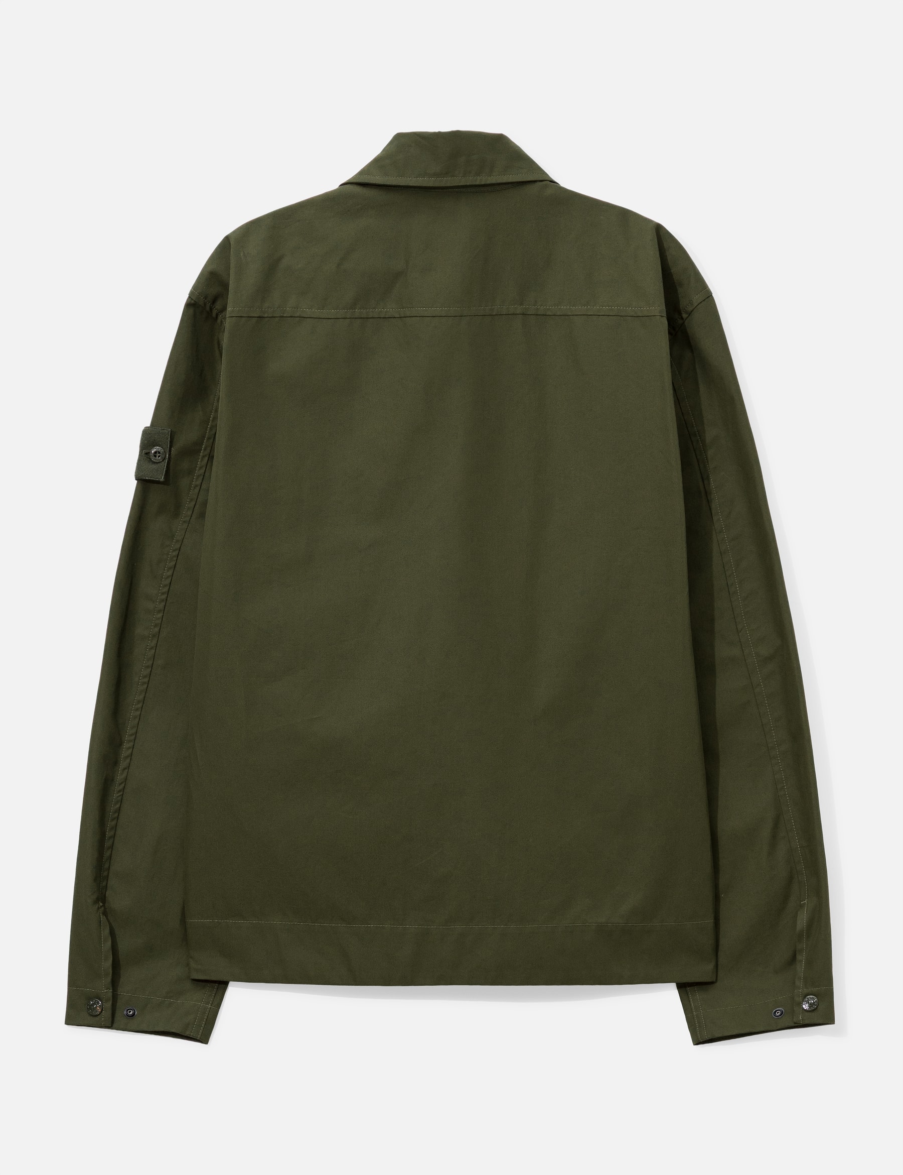 Ghost Cotton Canvas Zip-Up Shirt view 17