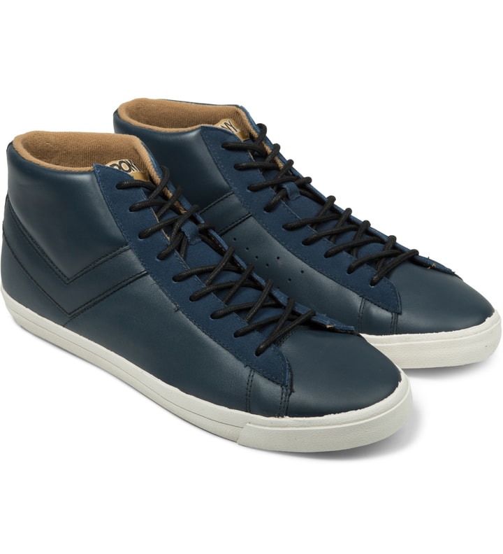 Blue Topstar Hi Leather Sneakers Placeholder Image