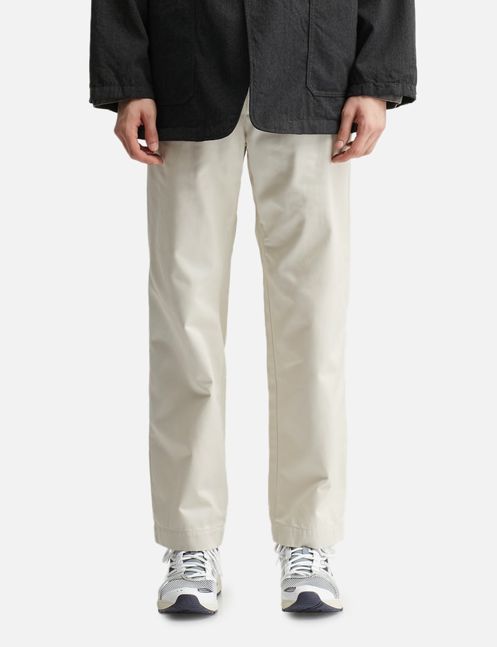 Nanamica Wide Straight Chino Pants In Neutral