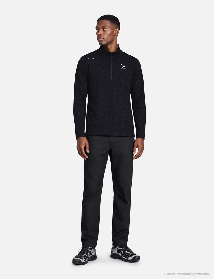 Oakley Skull Embossed LS Mock Shirt