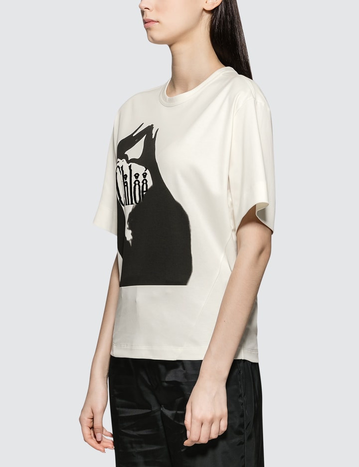 Oversized Printed Cotton Jersey T-shirt Placeholder Image