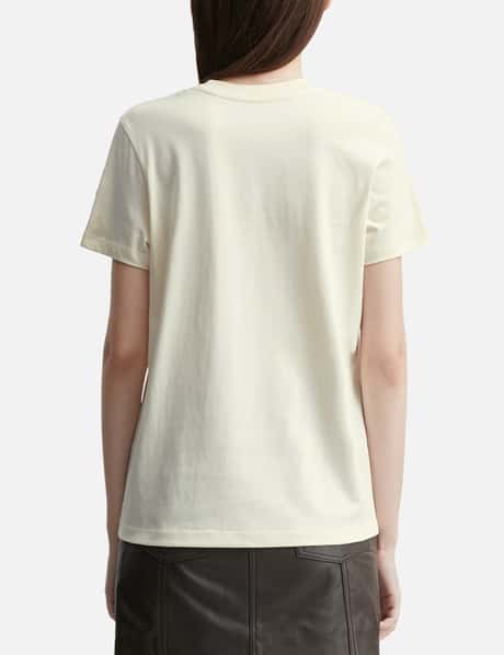 Embroidered Tonal Logo Cotton T-Shirt view 9