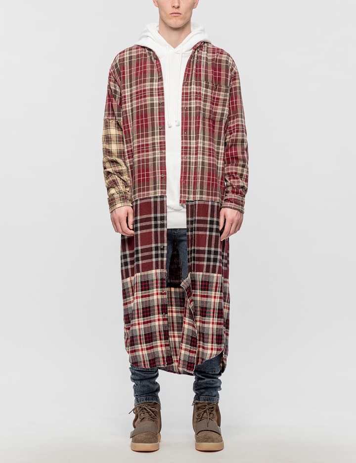 Long Extended Flannel Shirt Ver. 3 (Size M) Placeholder Image