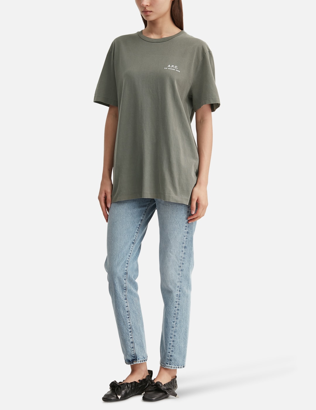 T-Shirt With A.P.C. Rue Madame Logo view 15