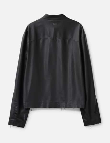 Acceptance Faux Leather Shirt view 8