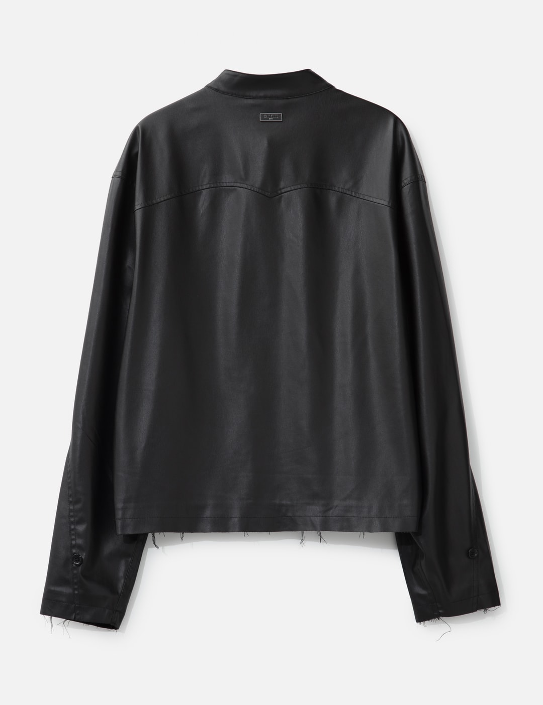 Acceptance Faux Leather Shirt view 9
