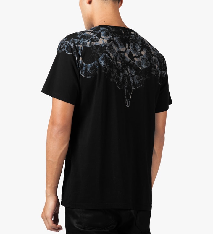 Black/Blue Snake Print T-Shirt Placeholder Image