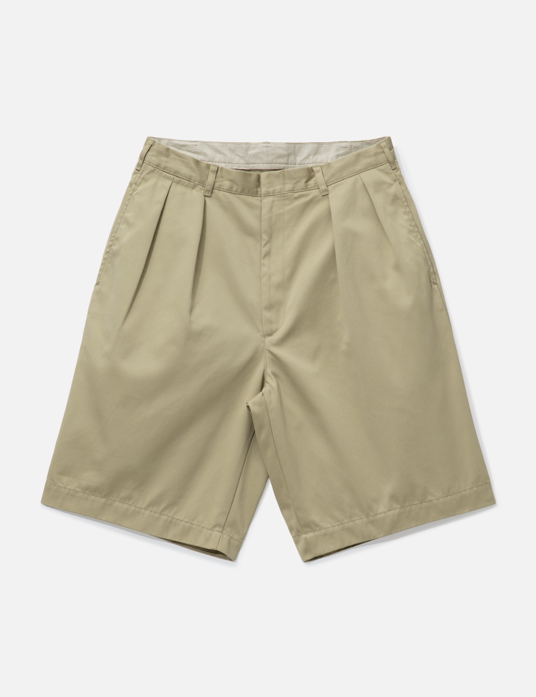 Double Pleated Chino Shorts view 16