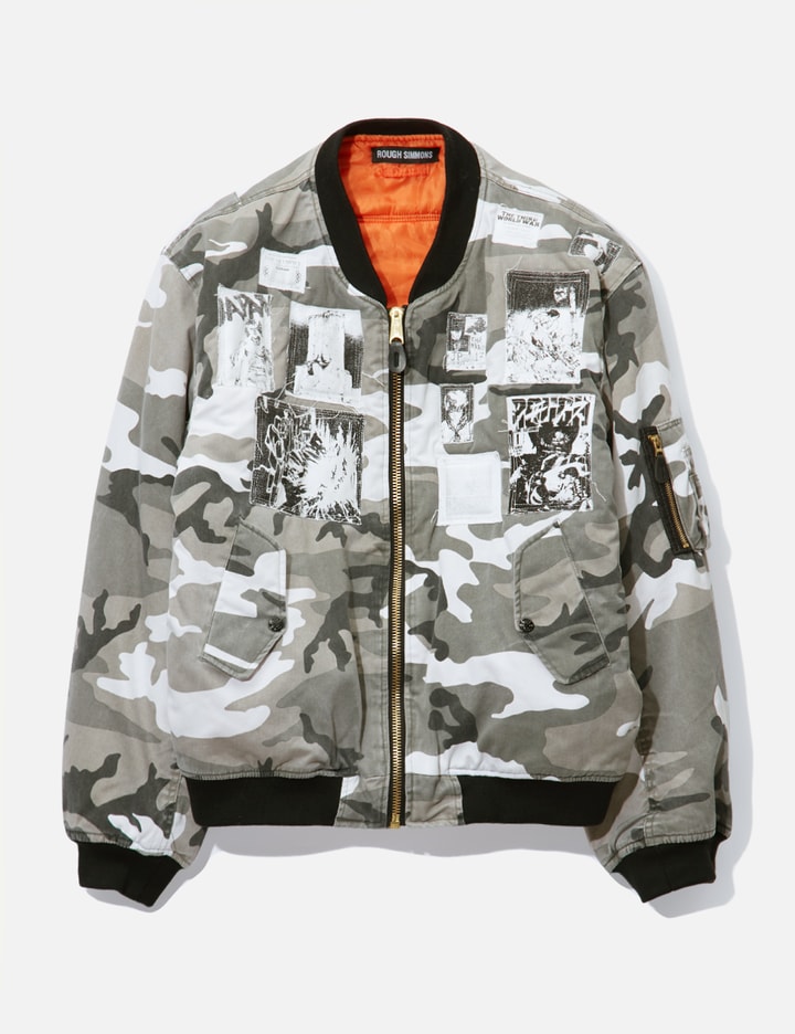 ROUGH SIMMONS ANIMATE PATCHES BOMBER JACKET