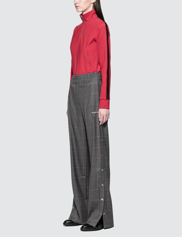 Plaid Wool Button Up Trousers Placeholder Image