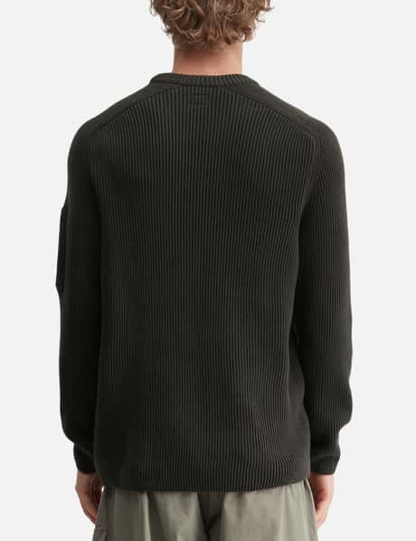 Full Rib Cotton Crewneck Lens Sweater view 12
