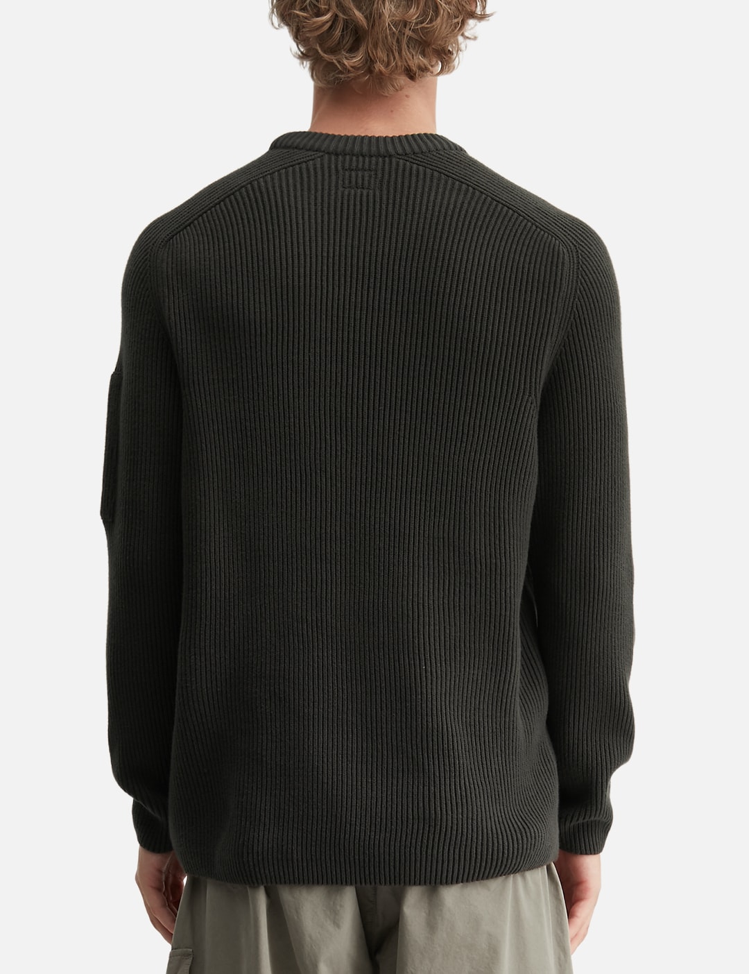 Full Rib Cotton Crewneck Lens Sweater view 13