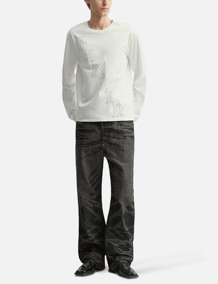 Laser Fade Pixel Denim Placeholder Image