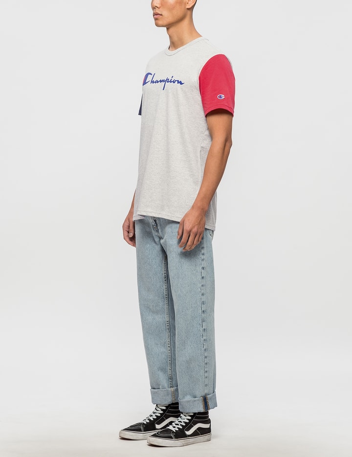 Color Block Script Logo S/S T-Shirt Placeholder Image