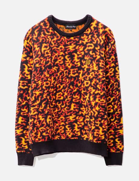 BlackEyePatch OG Flames Knit Sweater