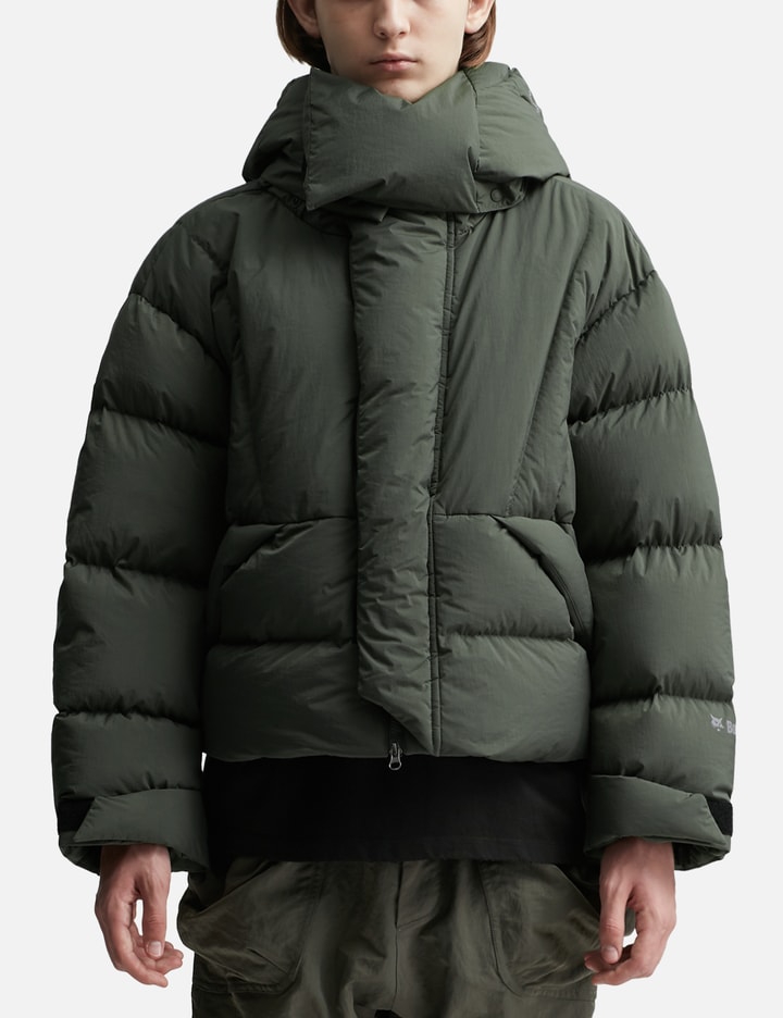 HOODED SHORT DOWN JACKET Placeholder Image