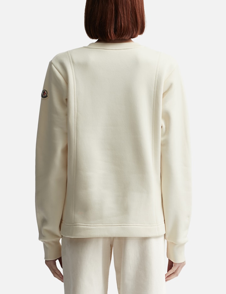 Moncler Logo Sweatshirt In White
