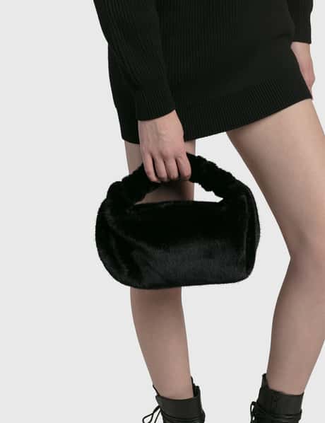 Alexander Wang - SCRUNCHIE SMALL BAG IN FAUX FUR | HBX display picture 1