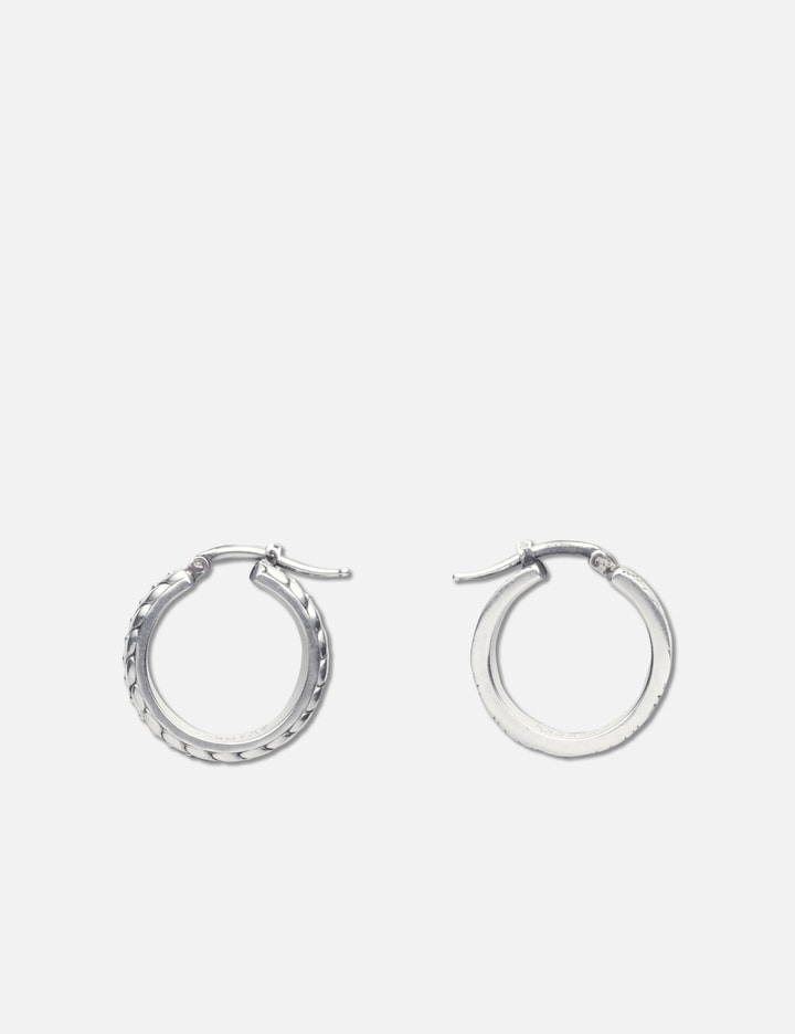 MM6 Maison Margiela Burnished Palladium Earrings