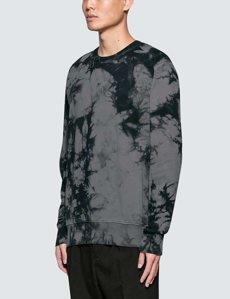 helmut lang tie dye sweatshirt