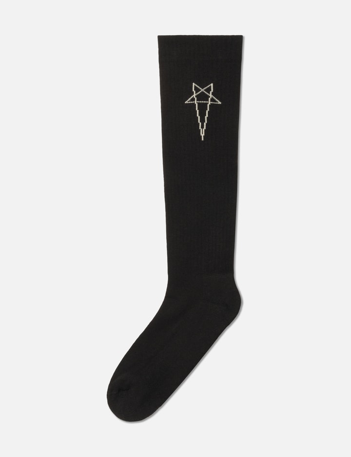 Pentagram Knee High Socks Placeholder Image