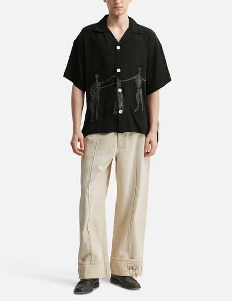 Khaki High Waisted Denim view 15