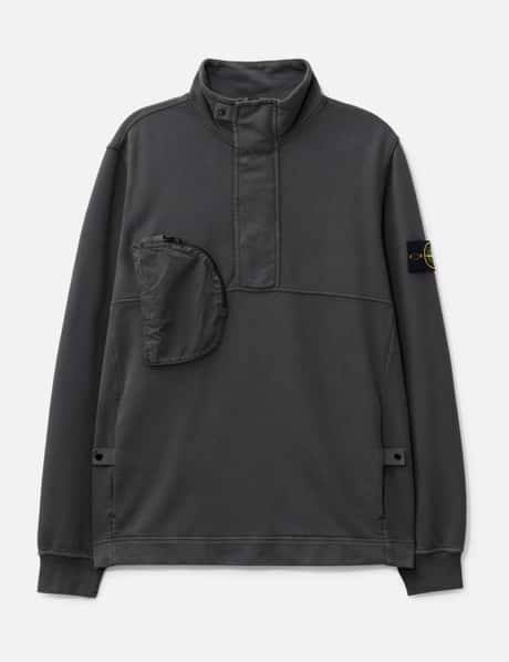 Stone Island Round Pocket Mockneck Sweatshirt