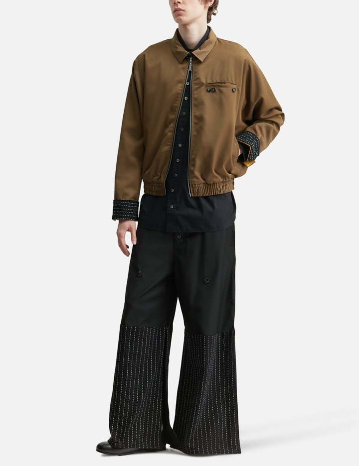 Glass Cypress Brown Chore Jacket With Stand Collar