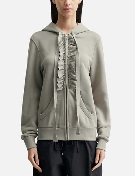 NACHE Ruffle Hoodie Zip-up