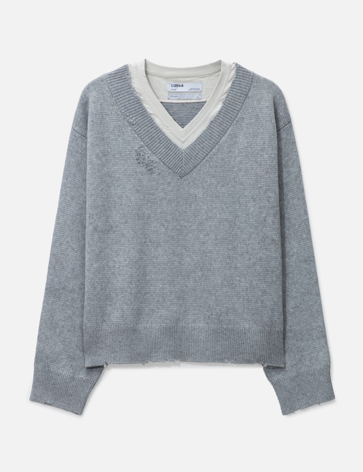 Layered V-Neck Sweater Placeholder Image