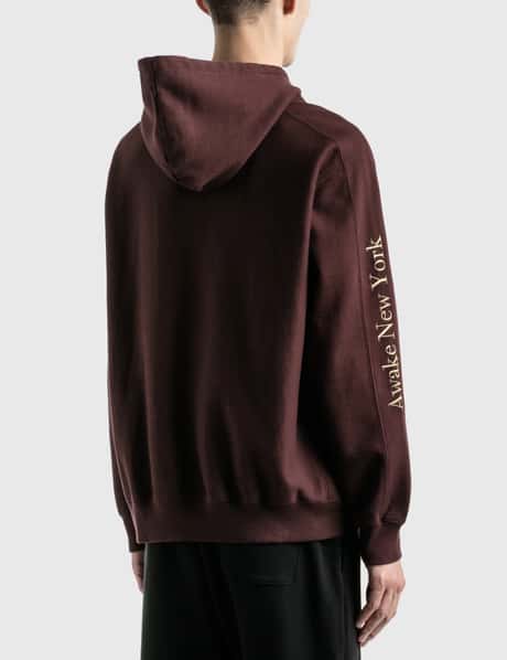Awake NY - Classic Outline Logo Paneled Embroidered Hoodie | HBX  