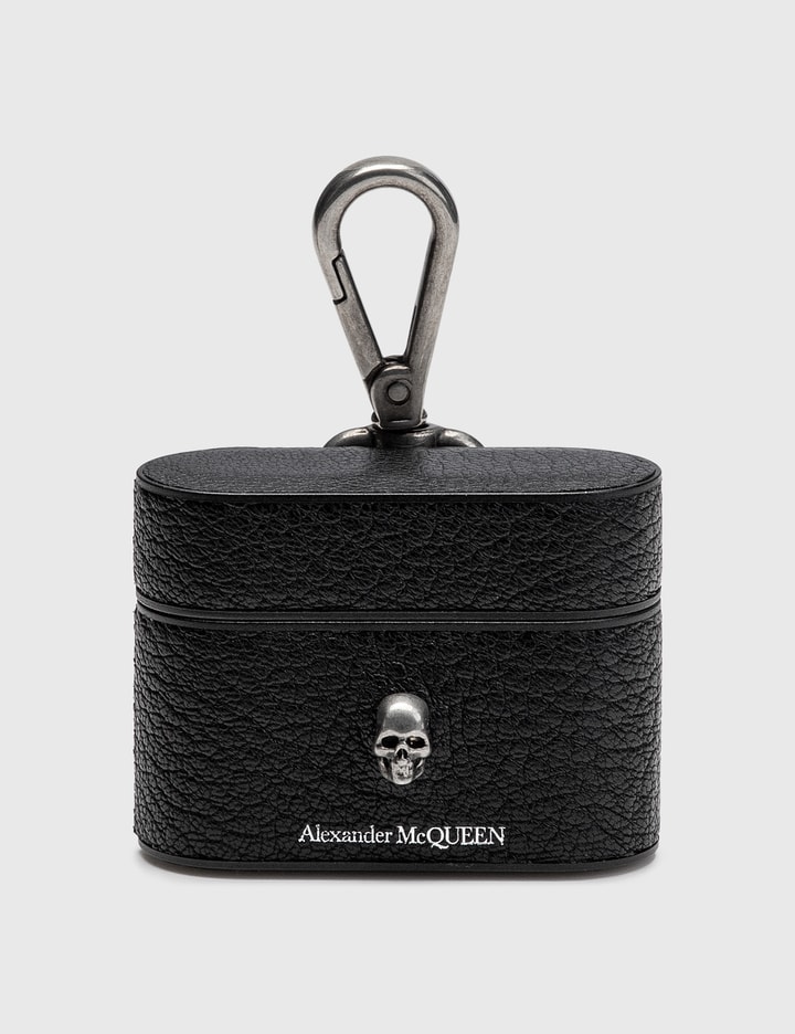 Alexander McQueen Skull Padlock Keyring in Metallic