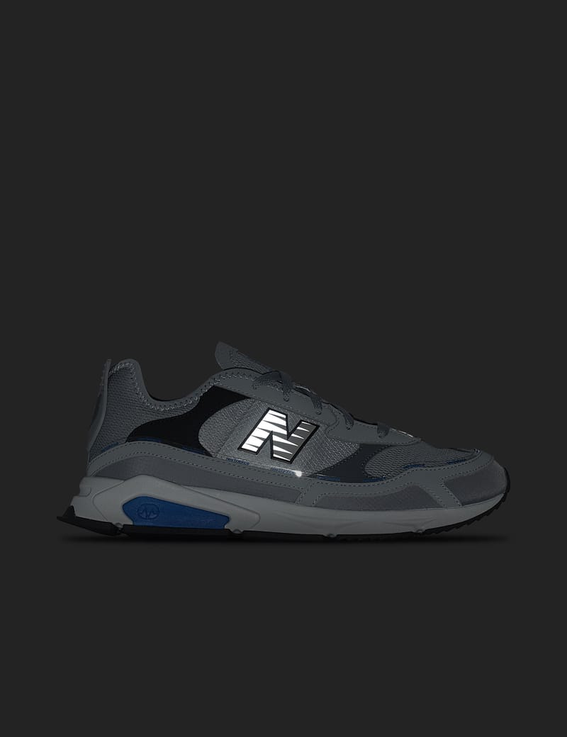 new balance x racer grey black white