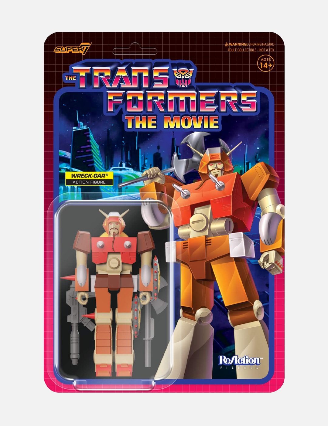 Super 7 - Transformers ReAction Figures Wave 6 - Wreck-Gar (G1) | HBX -  Globally Curated Fashion and Lifestyle by Hypebeast