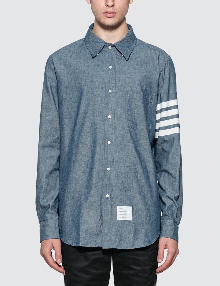 Straight Fit Chambray Shirt Placeholder Image
