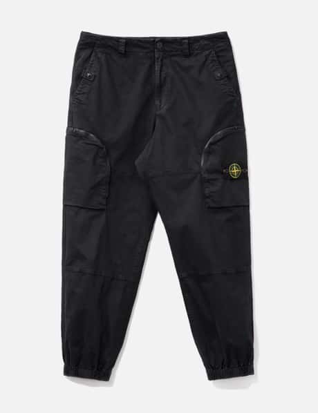 Cargo Pant Black Stone Island Sweatpants Stone Island Stretch