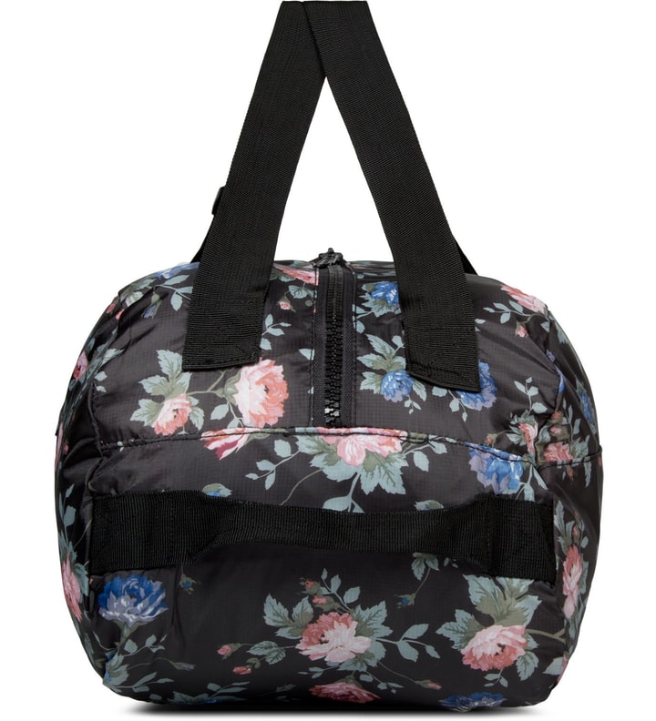 Black Floral Packable Journey Duffle Bag Placeholder Image