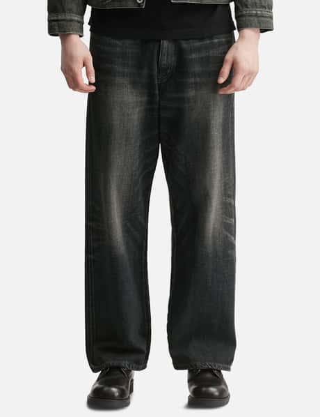 Washed Denim Dp Wide Pants view 10