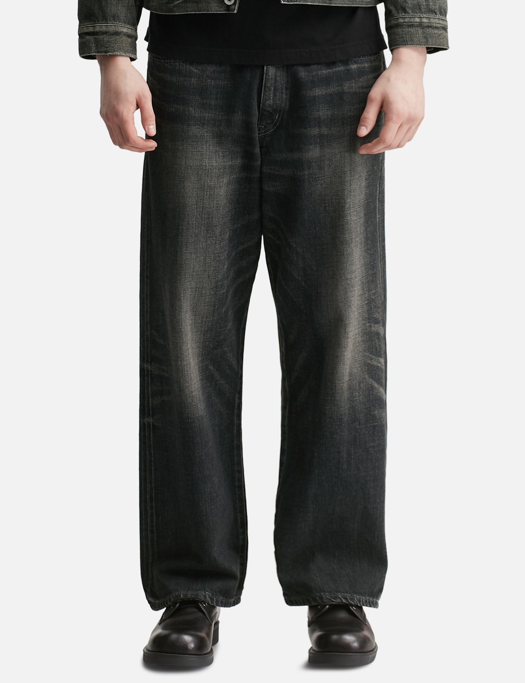 Washed Denim Dp Wide Pants view 11