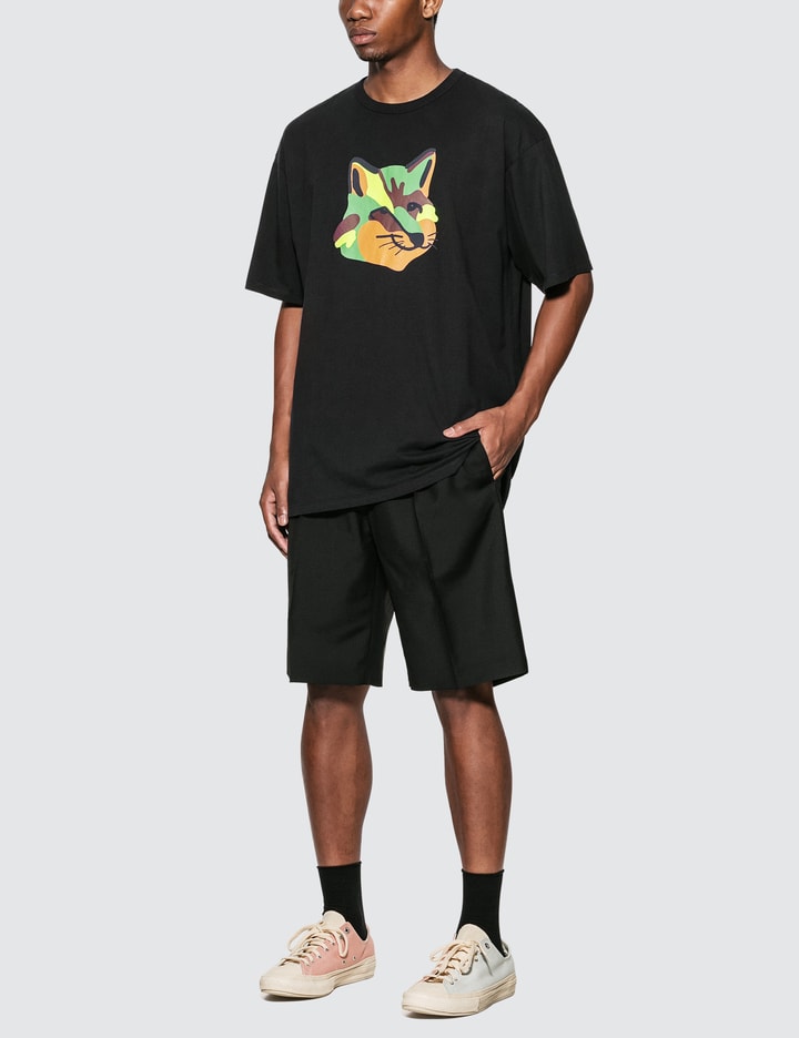 Neon Fox Print Oversized T-Shirt Placeholder Image