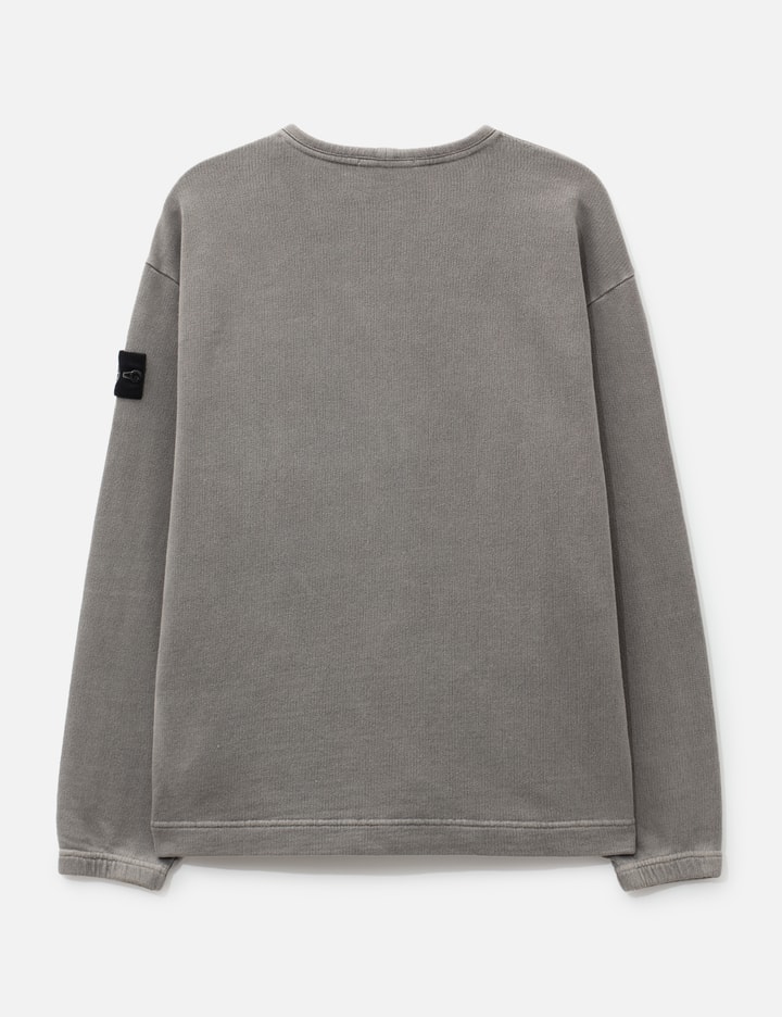 Stone Island Mineral Dyed Cotton Fleece Oversized-Fit Crewneck Sweatshirt
